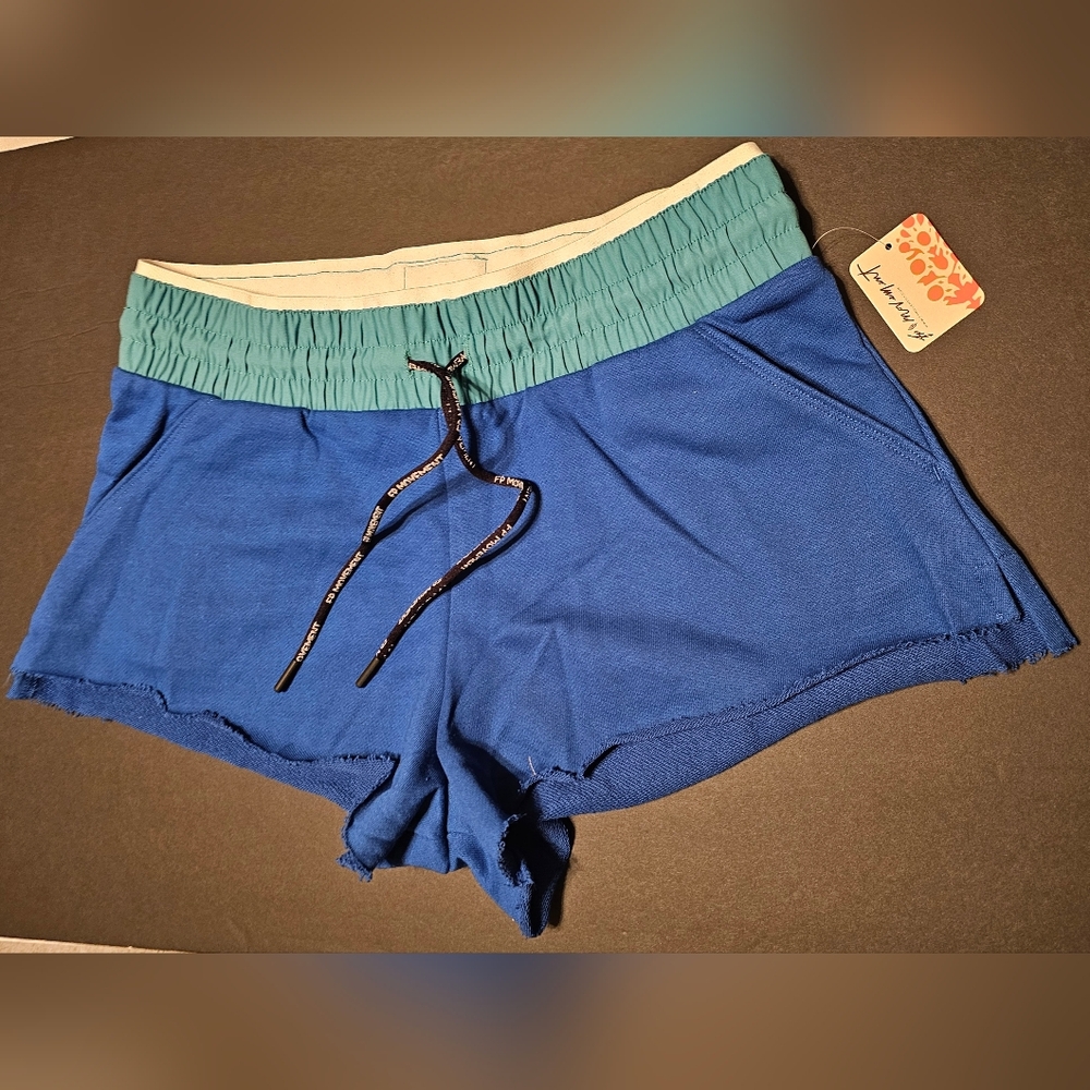FP Movement by Free People Blue and Green Athletic Shorts